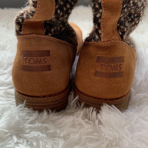 Toms Brown Heeled Fall Moto Boots - Picture 4 of 11